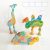 Dadu Bebop cheerful animals—handpainted wooden toys