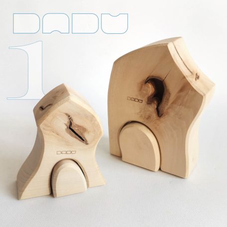 DaduVillages with beautiful boo-boos, developmental wooden building toys