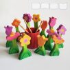 Flower huts — wooden toy