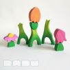 Flower huts — wooden toy