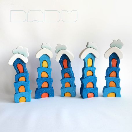 Snowcloudscrapers - multi storey building toys