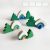 Snowy cottage with pine tree - wooden puzzle for christmas