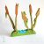 Lakeside DaduGarden with reeds and frog - developmental wooden toy for children 