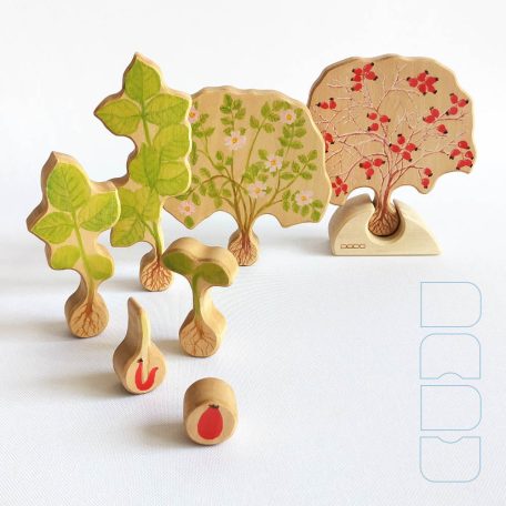 Crop grower dadu — wooden toy for developing dog rose and children :)