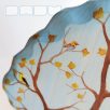 Birds on autumn tree  -  wooden toy