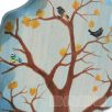 Birds on autumn tree  -  wooden toy