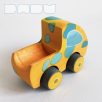 Log and egg transport wooden toy trucks - various designs