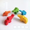 Elephant nurseries, developmental wooden toys